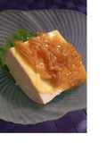 Hiyayakko Chilled Tofu With Nametake Mushrooms