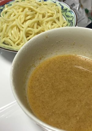 A picture of Easy Tsukemen Dipping Sauce with Pantry Staples.