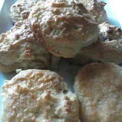 A picture of Savory Ginger Garlic biscuits.