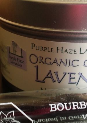 A picture of Lavender Vanilla Syrup.