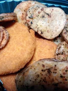 Una foto de Milanesas de Soja con Papas Saborizadas! 🇦🇷❤️