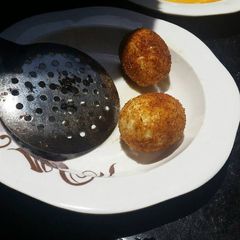 A picture of Scotched eggs.