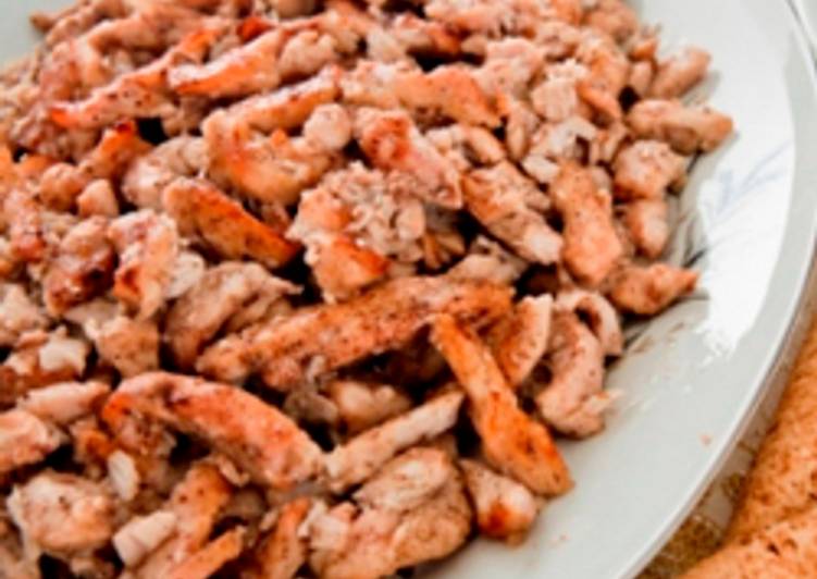 Simple Way to Make Award-winning Marinated and baked chicken strips - shawarma djej