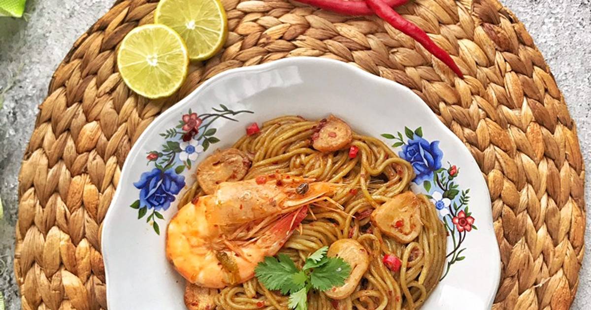 13 resep  mie goreng ala thailand  enak dan sederhana Cookpad