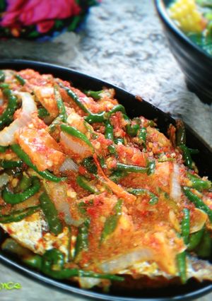 Foto resep Ikan Kembung Tumis Cabai Hijau