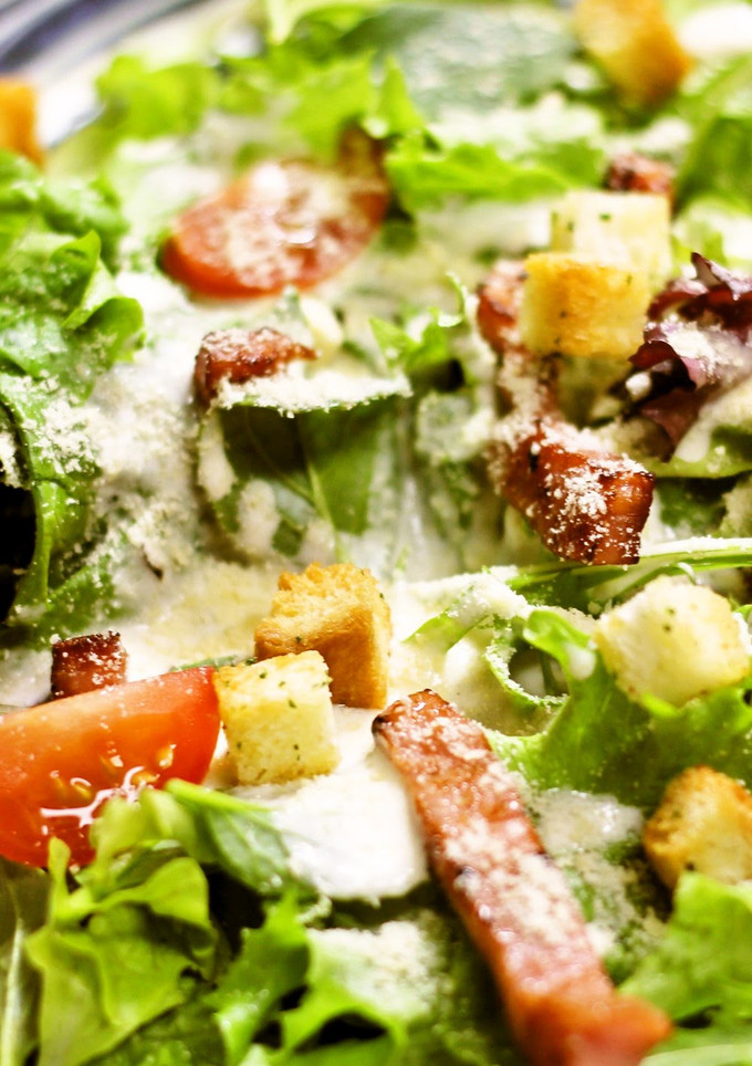 A picture of Caesar Salad.