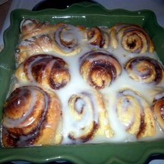 A picture of Bread Machine Cinnamon Rolls.