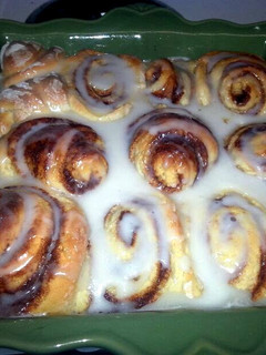 A picture of Bread Machine Cinnamon Rolls.