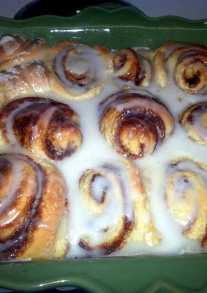 A picture of Bread Machine Cinnamon Rolls.