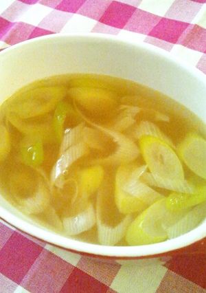 A picture of Daddy's Specialty! Amazing Japanese Leek Soup in 5 Minutes.