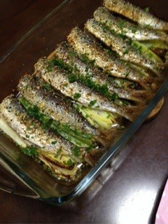 A picture of Italian Style Grilled Sardines.