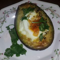 A picture of Baked Avocado and Egg.