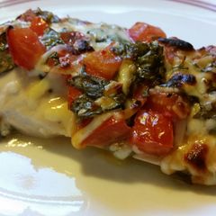 A picture of Bruchetta Mozzarella Chicken.