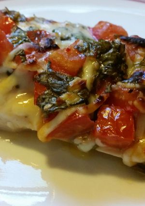 A picture of Bruchetta Mozzarella Chicken.
