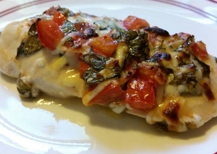 Easiest Way to Prepare Super Quick Homemade Bruchetta Mozzarella Chicken