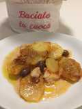 Baccalà con patate al forno