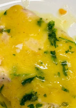 Foto di Scaloppina di pollo con salsa alla curcuma