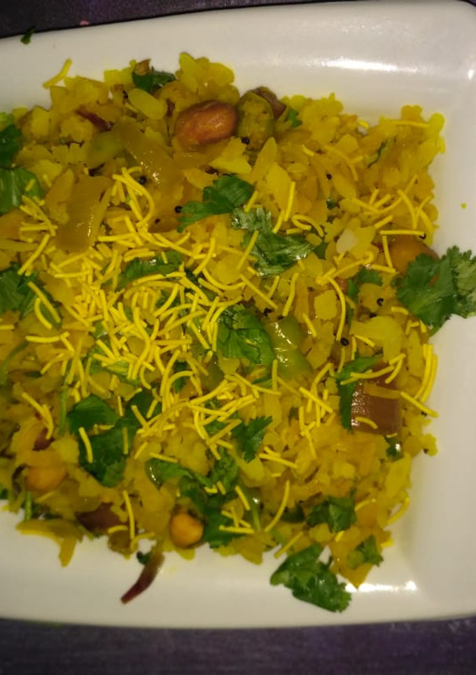 A picture of Kanda Poha.