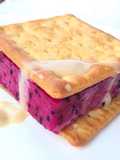 Pitaya /DragonFruit With Biscuit Top Roasted Sesame Dressing