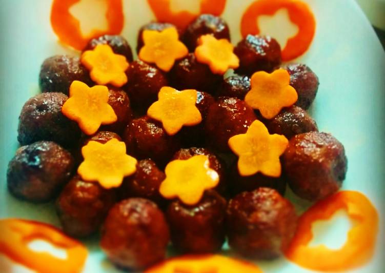 Easiest Way to Prepare Quick Meatballs in chilli sauce