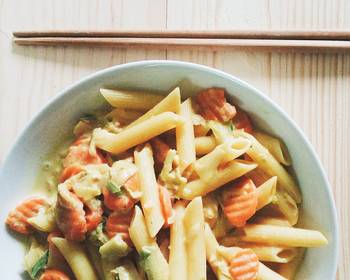 New Recipe Penne pasta filled with milk Practical Delicious