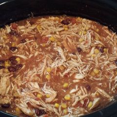 A picture of Chicken Taco Soup.