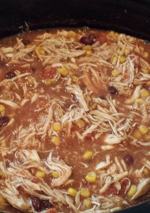 A picture of Chicken Taco Soup.