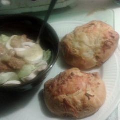 A picture of Buffalo Chicken Squares.