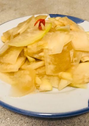 涼拌菜果（大頭菜） 的食譜成品照片