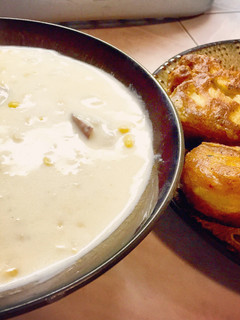 A picture of Creamy Corn Chowder.