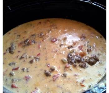 Update, Making Recipe Queso Beef Dip Savory Delicious