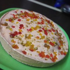 A picture of Ice cream cake.