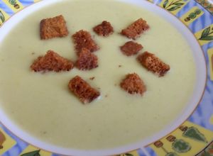 Una foto de Crema de apio