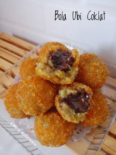 Foto resep Bola Ubi Coklat