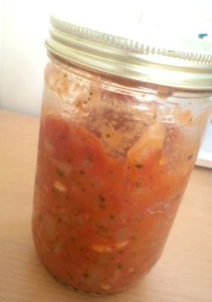 A picture of Homemade Pizza Sauce.