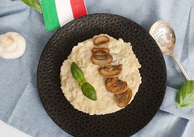 Risotto gorgonzola / champignon au MCC