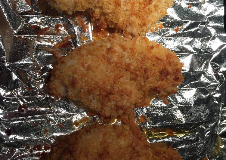 Simple Way to Prepare Homemade Panko Parmesan Crusted Chicken