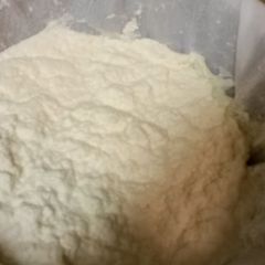 A picture of Homemade ricotta cheese.