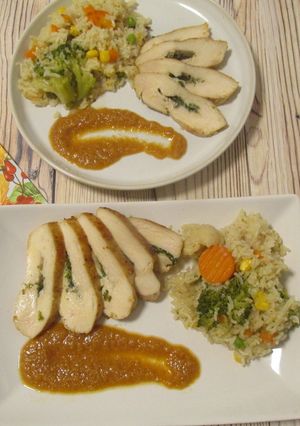 Szuvidált 🛁 kijevi csirkemell 🍗 recept fotója