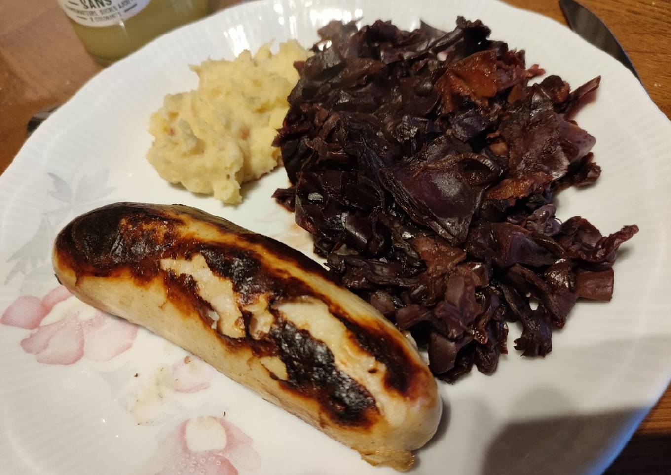 Chou rouge aux pommes