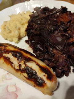 Une photo de Chou rouge aux pommes