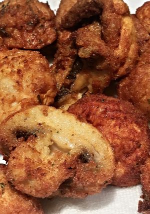 A picture of Deep fried Ranch Mushrooms.