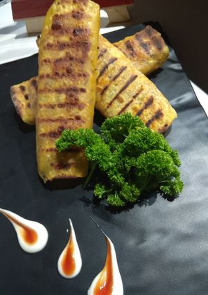 A picture of Paneer tikka Frankie roll.