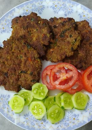 A picture of Peshawari Chapli Kabab.