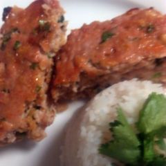 A picture of Thai Meatloaf.