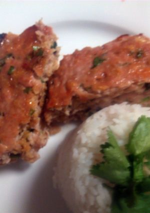 A picture of Thai Meatloaf.