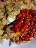 Telur Dadar Sambal Tomat Ebi