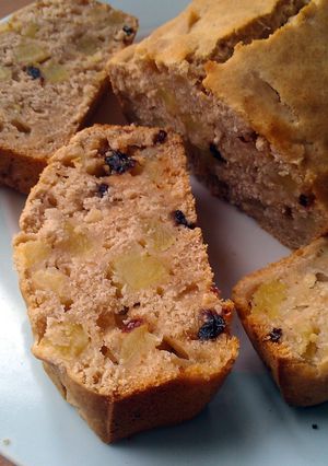 A picture of Vickys Amazake Apple Cake, GF DF EF SF NF.