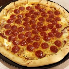 NY Style Pepperoni Pizza A picture of NY Style Pepperoni Pizza.