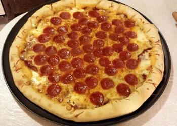 Easiest Way to Prepare Perfect NY Style Pepperoni Pizza
